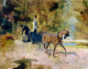 Ein Hundewagen, 1880